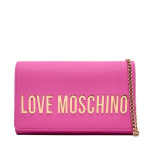 Torebka LOVE MOSCHINO. Czerwone torebki wieczorowe LOVE MOSCHINO, bez wzorów, bez dodatków. Za 699,99 zł.
