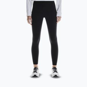 Legginsy treningowe damskie On Train. Czarne legginsy On, bez wzorów, z elastanu, z podwyższonym stanem. Za 399,99 zł.