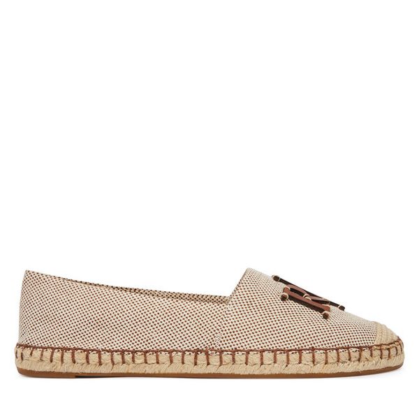 Espadryle LAUREN RALPH LAUREN. Brązowe espadryle Lauren Ralph Lauren, bez wzorów, bez obcasa. Za 578,99 zł.