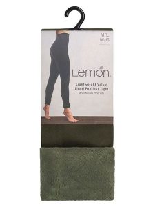 Lemon socks Legginsy w kolorze khaki rozmiar: M/L. Brązowe legginsy Lemon socks, bez wzorów. Za 21,82 zł.