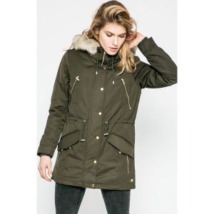 Only - Parka. Szare kurtki marki ONLY, l, z bawełny. W wyprzedaży za 239,90 zł.