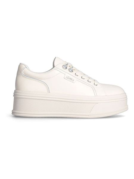 Liu Jo Skórzane sneakersy w kolorze kremowym rozmiar: 41. Brązowe trampki Liu Jo, bez wzorów, bez zapięcia. Za 236,61 zł.