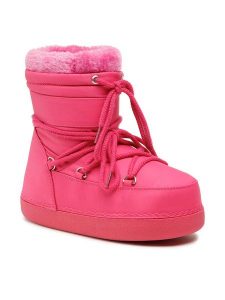 Jenny Fairy Śniegowce WS19002-06 Różowy. Czerwone buty zimowe Jenny Fairy, z materiału, bez obcasa, bez zapięcia. Za 199,99 zł.