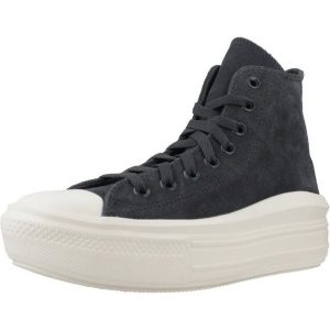 Buty CONVERSE CHUCK TAYLOR ALL STAR MOVE HI Niebieski. Niebieskie trampki Converse, bez wzorów, ze skóry, bez zapięcia. Za 305,99 zł.