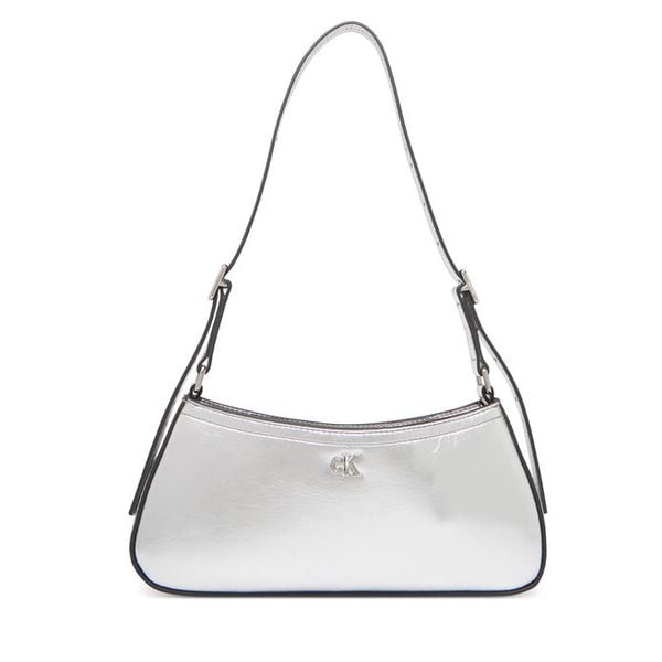 Torebka Calvin Klein. Szare torebki klasyczne Calvin Klein, bez wzorów, bez dodatków. Za 409,99 zł.