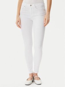 Tommy Hilfiger Jeansy Como WW0WW44361 Biały Slim Fit. Białe jeansy TOMMY HILFIGER, bez wzorów, z bawełny. Za 259,99 zł.