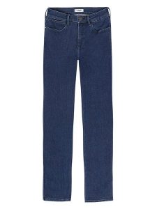 Wrangler Dżinsy - Slim fit - w kolorze granatowym rozmiar: W31/L34. Niebieskie jeansy Wrangler, z aplikacjami. Za 153,71 zł.