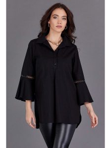 LA Angels Tunika w kolorze czarnym rozmiar: M. Czarne tuniki LA Angels, m, bez wzorów, bez kołnierzyka, bez ramiączek. Za 136,95 zł.