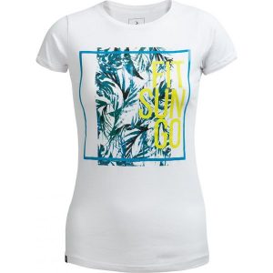 T-shirt damski TSD629 - biały - Outhorn. T-shirty marki Outhorn. W wyprzedaży za 24,99 zł.