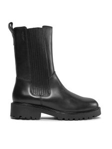 Vagabond Shoemakers Sztyblety 5257-101-20 Czarny. Czarne botki Vagabond Shoemakers, bez wzorów, ze skóry, bez obcasa, na płaskiej podeszwie, bez zapięcia. Za 529,99 zł.