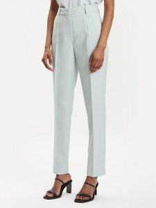 Calvin Klein Chinosy K20K205959 Zielony Slim Fit. Zielone chinosy Calvin Klein, bez wzorów, z wiskozy. Za 759,99 zł.