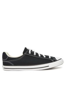 Converse Trampki Chuck Taylor All Star Dainty Lucky A12950C Czarny. Czarne trampki Converse, bez wzorów, z materiału, bez zapięcia. Za 209,99 zł.