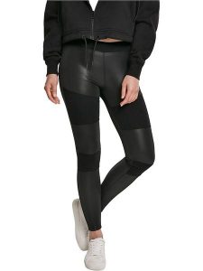 Urban Classics Legginsy w kolorze czarnym ze skóry syntetycznej rozmiar: M. Czarne legginsy Urban Classics, bez wzorów, ze skóry. Za 101,23 zł.