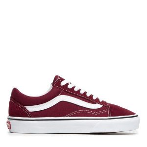 Tenisówki Vans. Czerwone trampki Vans, bez wzorów, bez zapięcia. Za 259,99 zł.