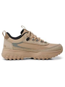 WODEN Skórzane sneakersy "Tessa" w kolorze beżowym rozmiar: 39. Brązowe trampki Woden, bez wzorów, z materiału, bez zapięcia. Za 191,42 zł.