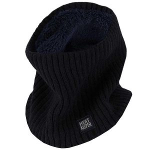 Komin termiczny - damski - Granatowy - Onesize. Niebieskie szaliki HEAT KEEPER, bez wzorów, z elastanu. Za 134,79 zł.