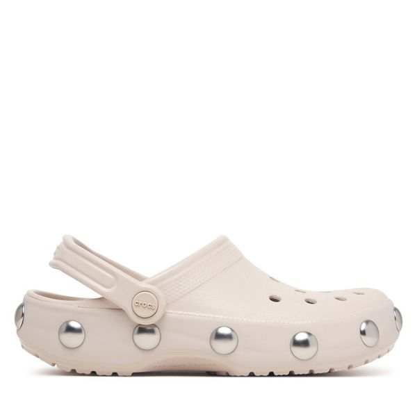 Klapki Crocs. Białe klapki Crocs, bez wzorów, bez obcasa. Za 259,99 zł.