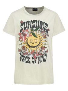 Sublevel Koszulka w kolorze żółtym rozmiar: XS. Żółte bluzki Sublevel, xs, bez wzorów, bez kołnierzyka, bez ramiączek. Za 43,99 zł.