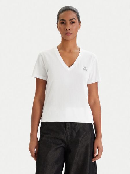 Armani Exchange T-Shirt XW002330 AF10356 U0002 Biały Regular Fit. Białe t-shirty Armani Exchange, xxl, bez wzorów, z bawełny, bez kołnierzyka, bez ramiączek. Za 254,78 zł.