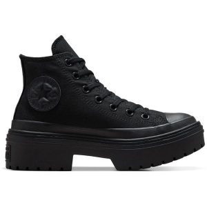 Adidasy Converse Chuck Taylor All Star Lugged Heel, Dla obu płci. Czarne buty sportowe Converse, bez wzorów, bez zapięcia. Za 490,00 zł.