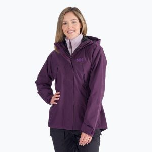Kurtka zimowa damska Helly Hansen Banff Insulated. Fioletowe kurtki Helly Hansen, na zimę, bez wzorów, bez kaptura. Za 509,99 zł.