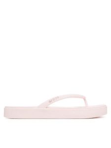 Crocs Japonki Miami Square Flatform Flip 214161 Różowy jasny. Czerwone klapki Crocs, bez wzorów, z tworzywa sztucznego, bez obcasa. Za 179,99 zł.