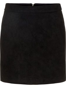 Vero Moda Spódnica "VMDONNA" w kolorze czarnym rozmiar: XS. Czarne spódnice Vero Moda, xs, bez wzorów, ze skóry, mini. Za 61,46 zł.