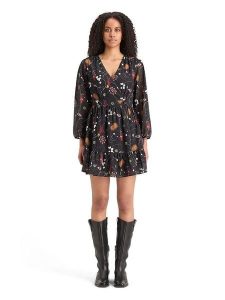 Scotch & Soda Sukienka w kolorze czarnym rozmiar: 40. Czarne sukienki Scotch & Soda, bez wzorów, bez kołnierzyka, bez ramiączek, mini. Za 189,29 zł.