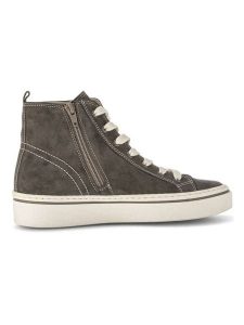 Gabor Skórzane sneakersy w kolorze khaki rozmiar: 37. Brązowe trampki Gabor, bez wzorów, ze skóry, za kostkę, bez zapięcia. Za 237,73 zł.