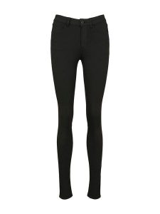 TOM TAILOR Denim Dżinsy "Nela" - Skinny fit - w kolorze czarnym rozmiar: W25/L32. Czarne jeansy TOM TAILOR DENIM, bez wzorów, z denimu. Za 43,68 zł.