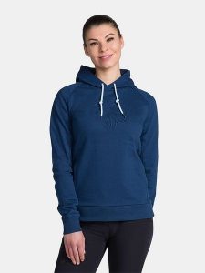 Kilpi Bluza "Sohey" w kolorze granatowym rozmiar: 34. Niebieskie bluzy Kilpi, bez wzorów, z bawełny, z kapturem. Za 173,99 zł.