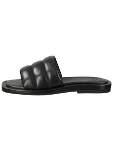 GANT Footwear Skórzane klapki "Khiria" w kolorze czarnym rozmiar: 36. Czarne klapki GANT Footwear, bez wzorów, z materiału, bez obcasa. Za 149,31 zł.