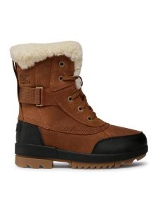 Sorel Śniegowce Torino II PArc Boot NL3933 Brązowy. Brązowe buty zimowe Sorel, z nubiku, bez obcasa, bez zapięcia. Za 899,00 zł.