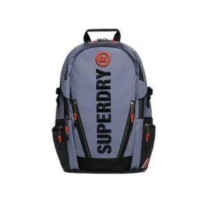 Damski plecak z haftem Superdry Tarp. Niebieskie plecaki Superdry. Za 381,50 zł.