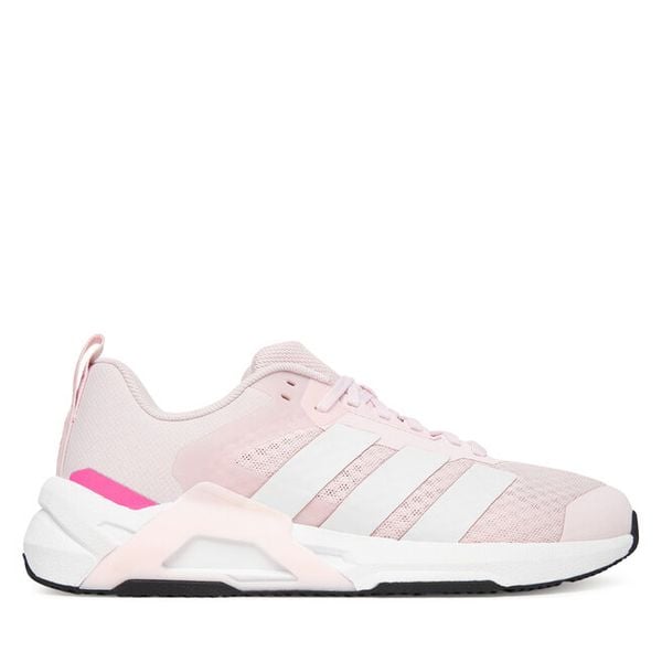 Buty na siłownię adidas. Czerwone buty sportowe ADIDAS, bez wzorów, bez zapięcia, na fitness i siłownię. Za 399,99 zł.