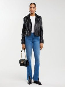 BIG STAR Dżinsy - Flare fit - w kolorze niebieskim rozmiar: W27/L34. Niebieskie jeansy Big Star, z aplikacjami, z podwyższonym stanem. Za 147,99 zł.