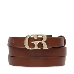 Pasek Damski GINO ROSSI. Brązowe paski Gino Rossi, bez wzorów. Za 79,99 zł.