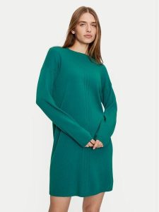 United Colors Of Benetton Sukienka dzianinowa 1044DV01S Zielony Regular Fit. Zielone kombinezony United Colors of Benetton, m, bez wzorów, z dzianiny, bez kołnierzyka, bez ramiączek. Za 239,99 zł.