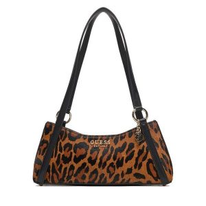 Torebka Guess. Brązowe torebki klasyczne Guess, z aplikacjami, bez dodatków. Za 489,99 zł.