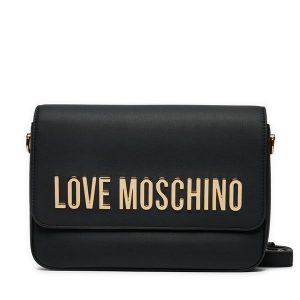 Torebka LOVE MOSCHINO. Czarne listonoszki LOVE MOSCHINO, bez wzorów, bez dodatków. Za 619,99 zł.