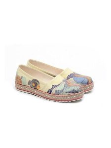 Goby Espadryle w kolorze kremowym ze wzorem rozmiar: 40. Brązowe espadryle Goby, bez wzorów, bez obcasa. Za 164,79 zł.