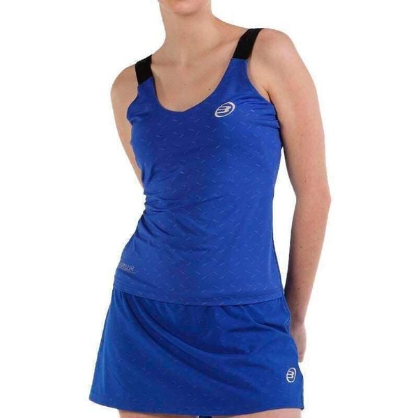 Bullpadel Polar Tank Top. Niebieskie topy BULLPADEL, bez wzorów, z polaru, sportowe, bez kołnierzyka, bez ramiączek. Za 178,50 zł.