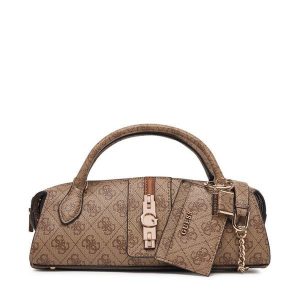 Torebka Guess. Brązowe torebki klasyczne Guess, z aplikacjami, bez dodatków. Za 544,99 zł.