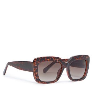 Okulary przeciwsłoneczne Fossil. Brązowe okulary przeciwsłoneczne Fossil. Za 229,99 zł.