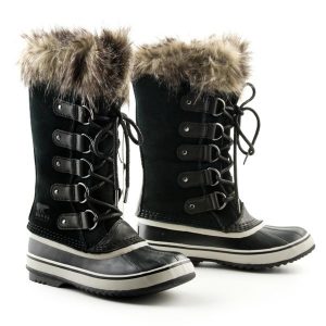 Buty do chodzenia damskie Sorel Joan of Arctic. Czarne buty trekkingowe Sorel, bez zapięcia. Za 470,00 zł.