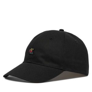 Czapka z daszkiem Calvin Klein. Czarne czapki Calvin Klein, bez wzorów. Za 142,99 zł.