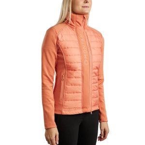 Damska kurtka puchowa Montar Emma Quilt. Brązowe kurtki MONTAR, bez wzorów, z puchu, bez kaptura. Za 412,50 zł.