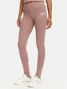 Reebok Legginsy Celina RK25701CCW Brązowy Slim Fit. Brązowe legginsy Reebok, bez wzorów, z bawełny. Za 129,99 zł.