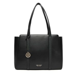Torebka Nine West. Czarne torebki klasyczne Nine West, bez wzorów, bez dodatków. Za 249,99 zł.
