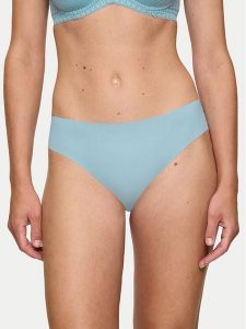 Triumph Figi klasyczne Pretty 10222241 Błękitny. Niebieskie figi Triumph, bez wzorów, z syntetyku. Za 35,00 zł.